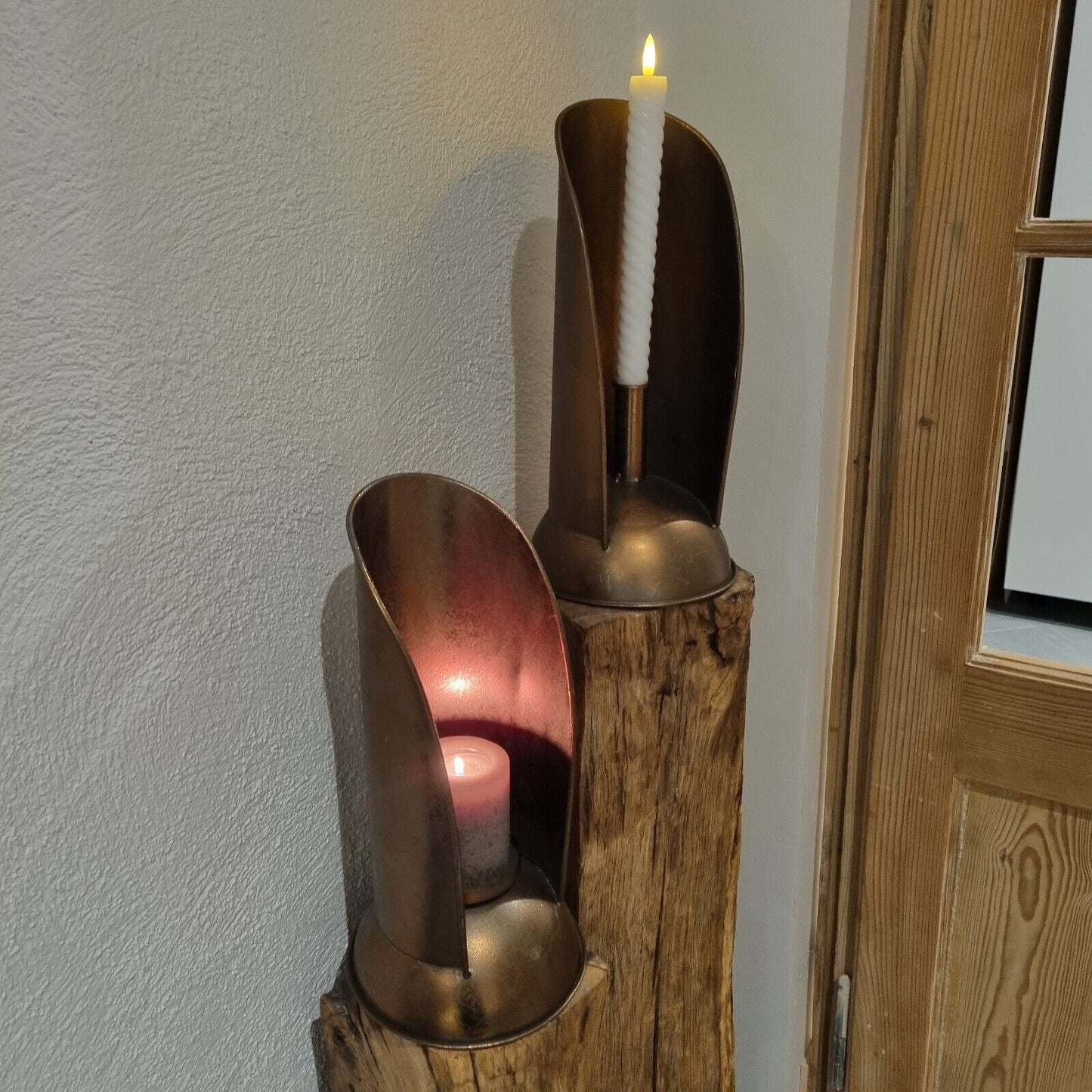 XXL Kerzenleuchter im Industrial Vintage Design