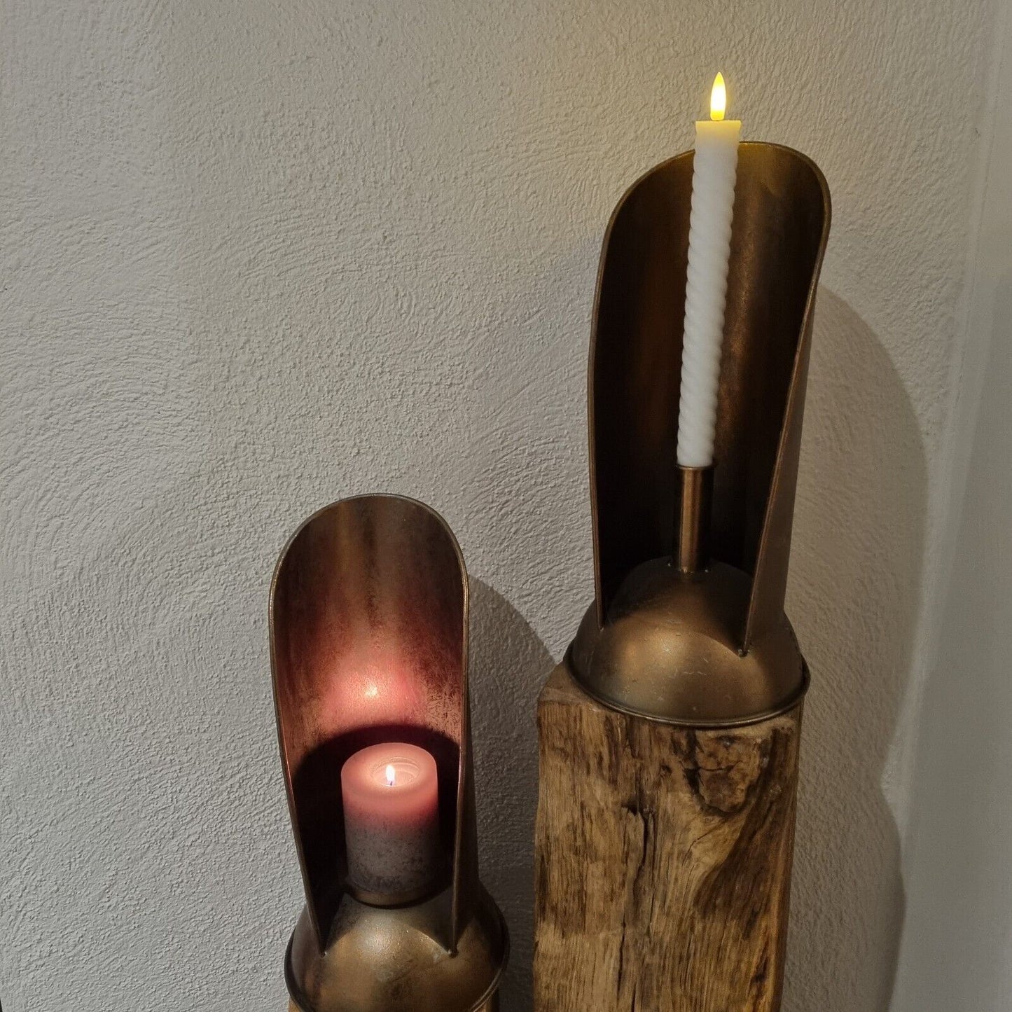 XXL Kerzenleuchter im Industrial Vintage Design